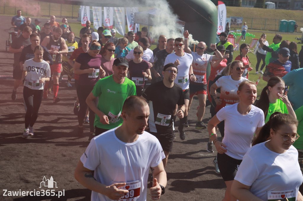 Fotorelacja I: III Bieg Zawierciański - rozgrzewka i start