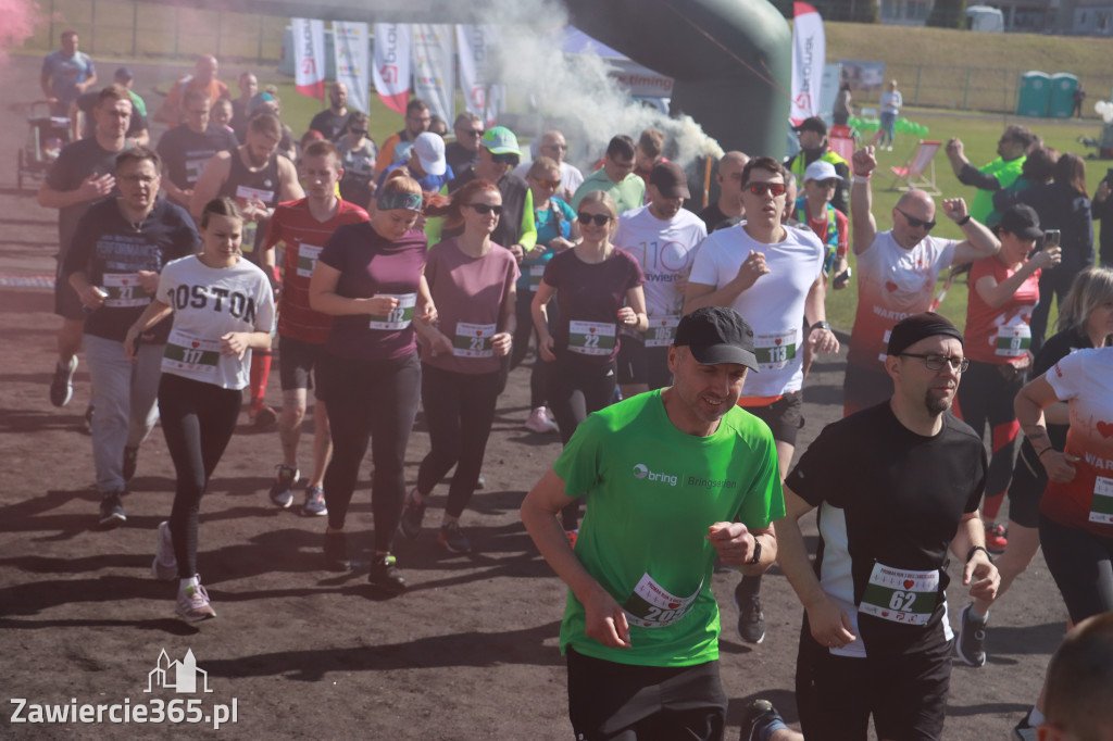 Fotorelacja I: III Bieg Zawierciański - rozgrzewka i start