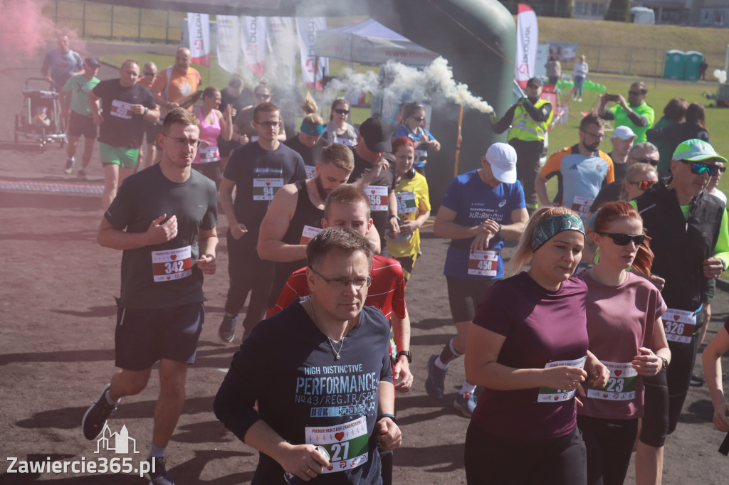 Fotorelacja I: III Bieg Zawierciański - rozgrzewka i start
