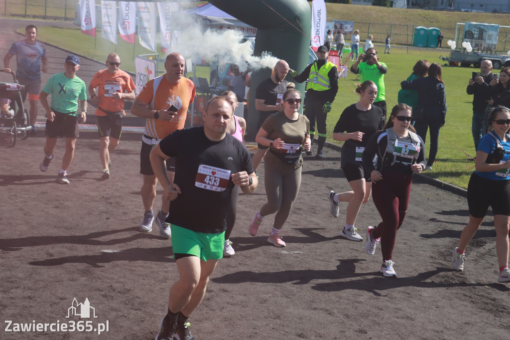 Fotorelacja I: III Bieg Zawierciański - rozgrzewka i start