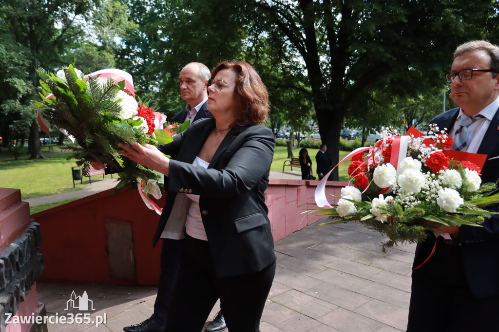 Fotorelacja Zawiercie: Narodowy Dzień Pamięci Ofiar Niemieckich Nazistowskich Obozów Koncentracyjnych