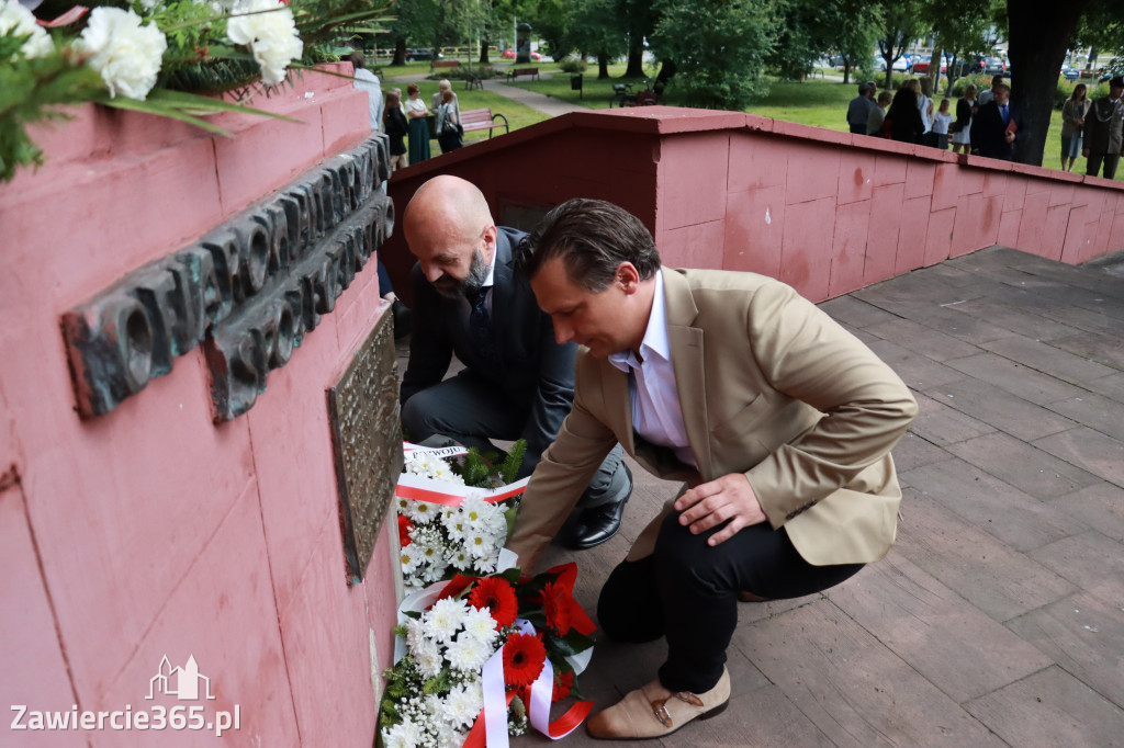 Fotorelacja Zawiercie: Narodowy Dzień Pamięci Ofiar Niemieckich Nazistowskich Obozów Koncentracyjnych