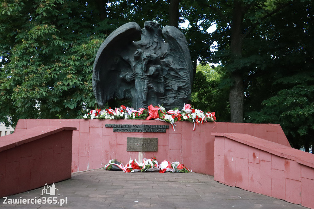 Fotorelacja Zawiercie: Narodowy Dzień Pamięci Ofiar Niemieckich Nazistowskich Obozów Koncentracyjnych