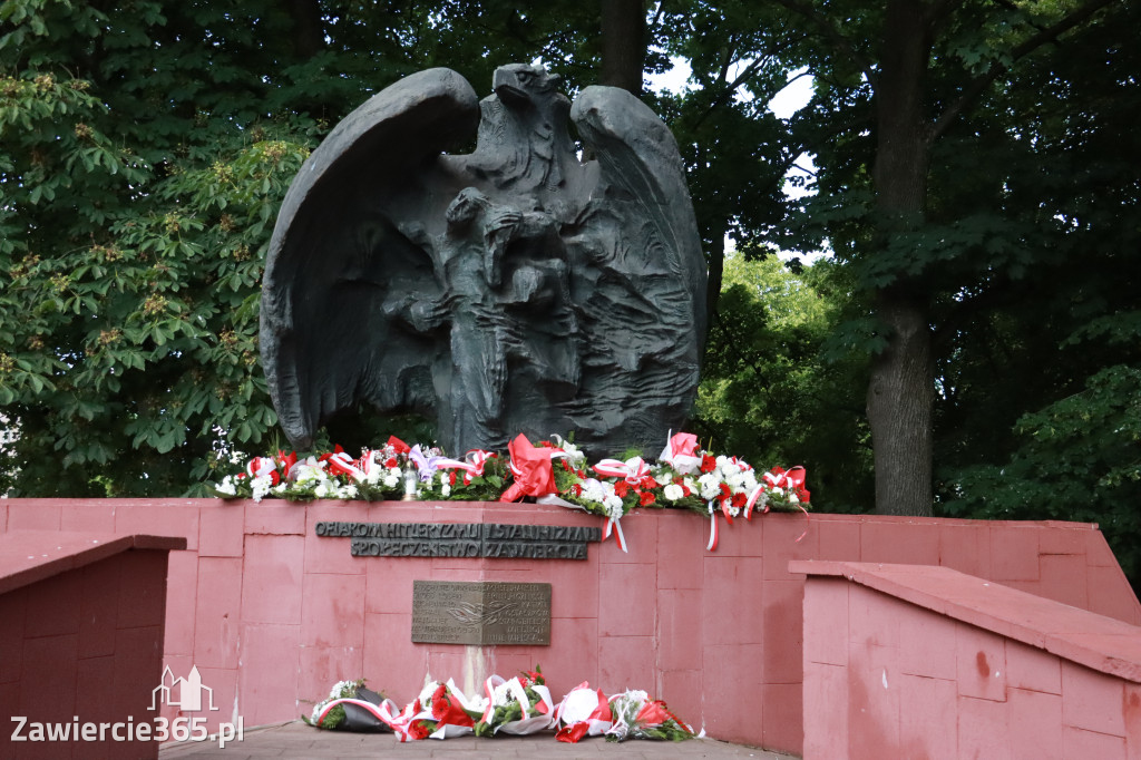Fotorelacja Zawiercie: Narodowy Dzień Pamięci Ofiar Niemieckich Nazistowskich Obozów Koncentracyjnych