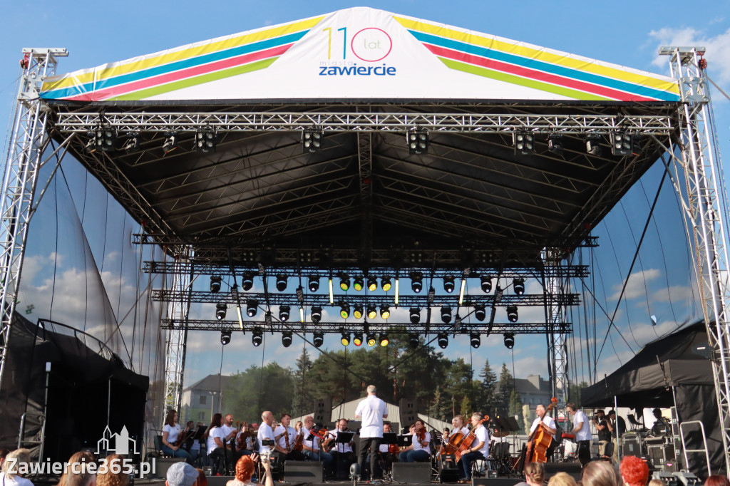 Fotorelacja II: 110 lat Miasta Zawiercie - The Unity  i Orkiestra Filharmonii Jurajskiej
