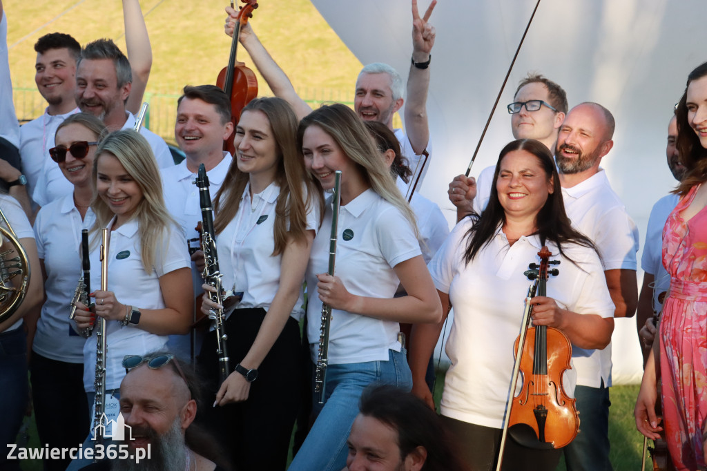 Fotorelacja II: 110 lat Miasta Zawiercie - The Unity  i Orkiestra Filharmonii Jurajskiej