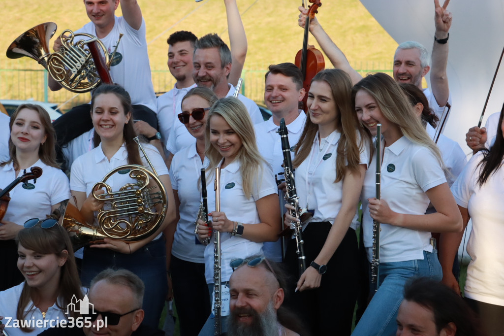 Fotorelacja II: 110 lat Miasta Zawiercie - The Unity  i Orkiestra Filharmonii Jurajskiej