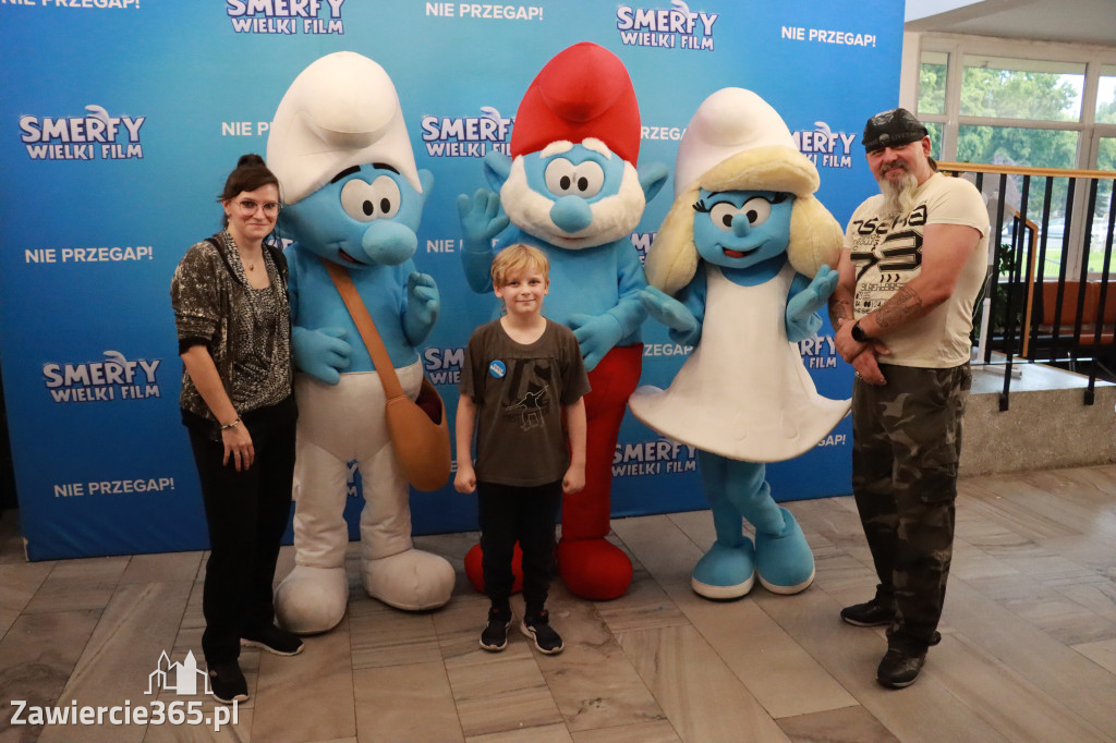 Fotorelacja: Smerfy w MOK Zawiercie