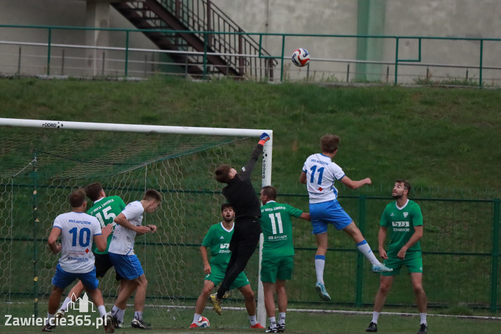 Warta Zawiercie odniosła skromne, ale zasłużone zwycięstwo 1:0 nad MKS Myszków