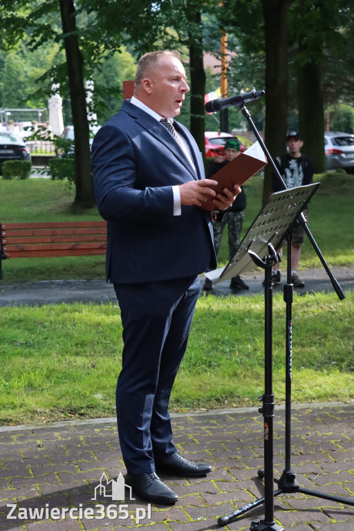 Fotorelacja Zawiercie: 81. rocznica wybuchu Powstania Warszawskiego