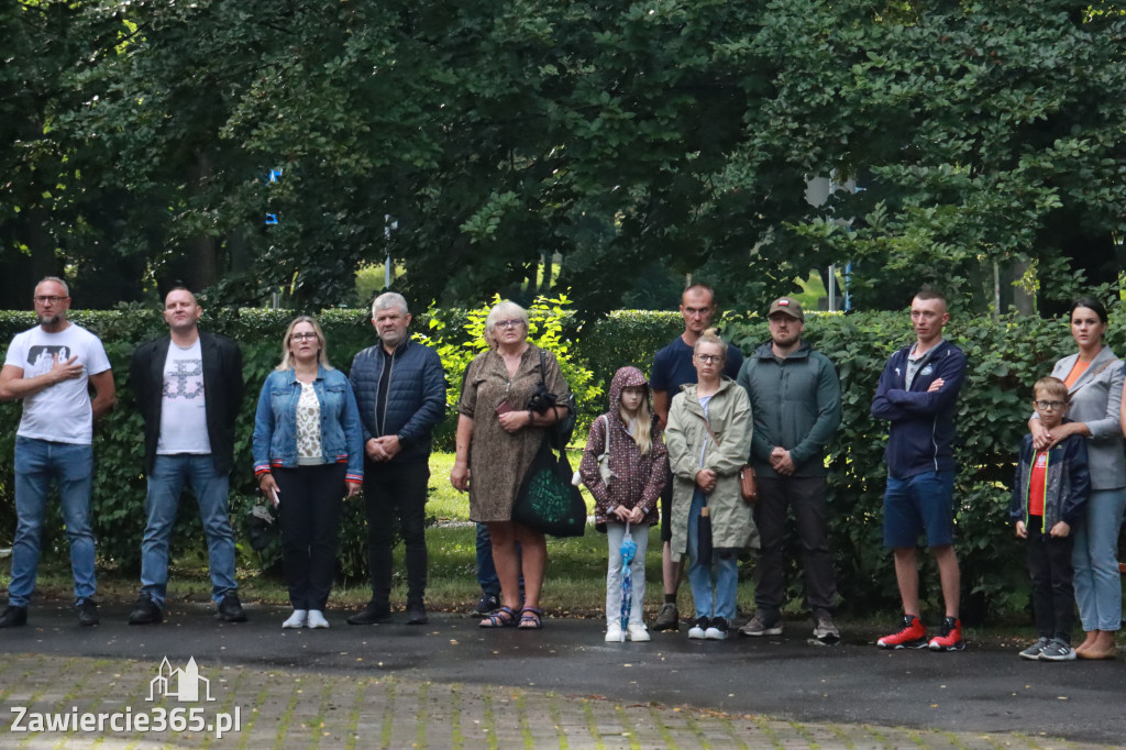 Fotorelacja Zawiercie: 81. rocznica wybuchu Powstania Warszawskiego