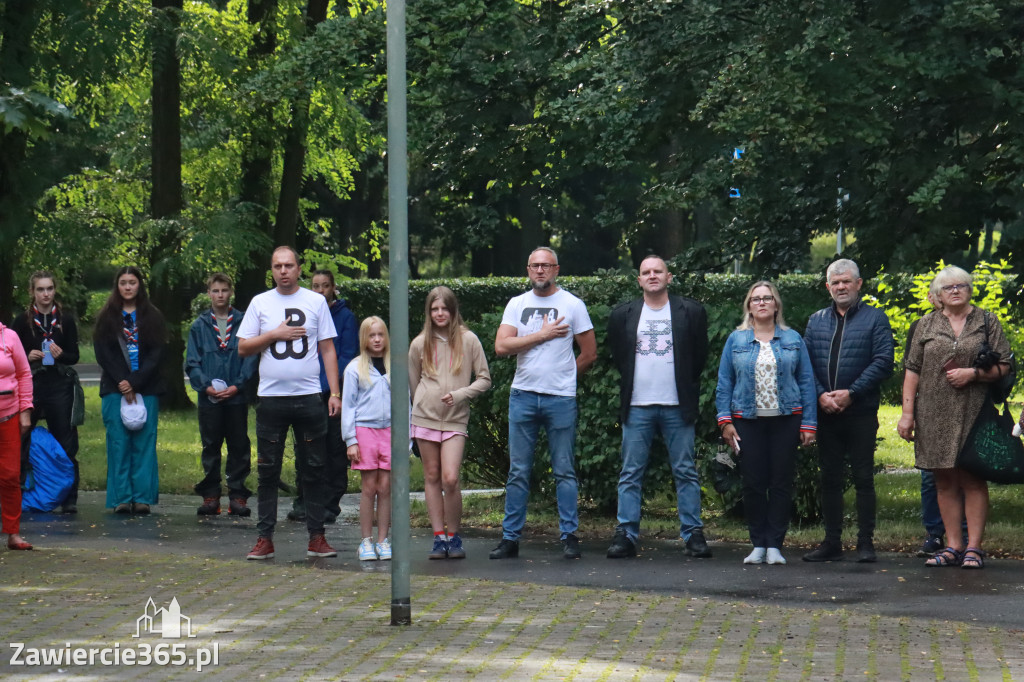 Fotorelacja Zawiercie: 81. rocznica wybuchu Powstania Warszawskiego