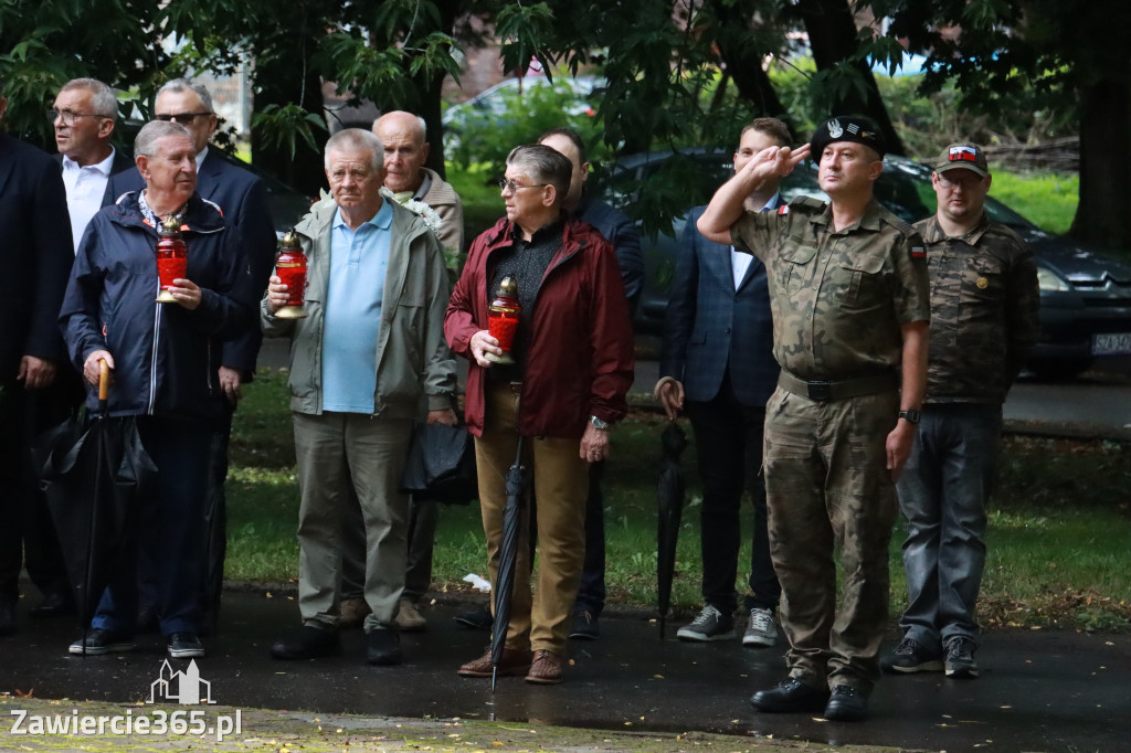 Fotorelacja Zawiercie: 81. rocznica wybuchu Powstania Warszawskiego