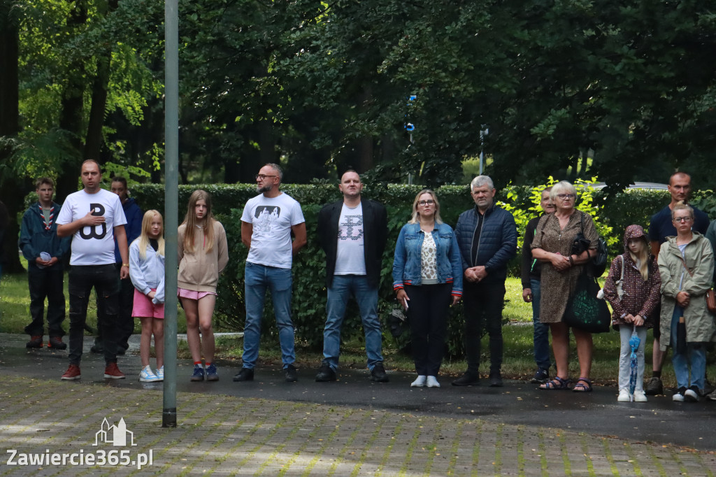 Fotorelacja Zawiercie: 81. rocznica wybuchu Powstania Warszawskiego