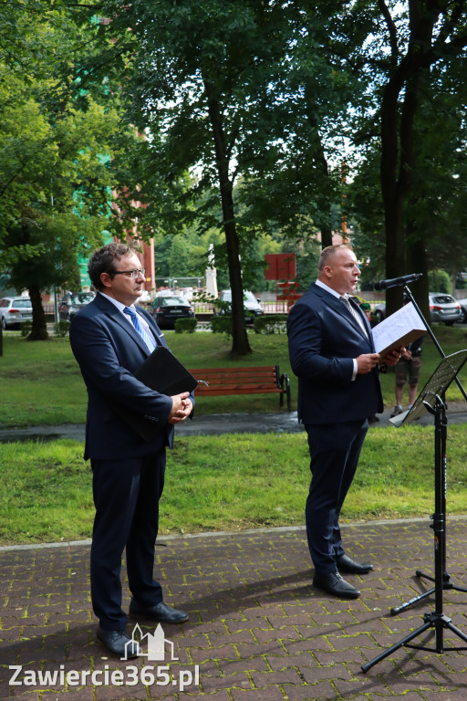 Fotorelacja Zawiercie: 81. rocznica wybuchu Powstania Warszawskiego