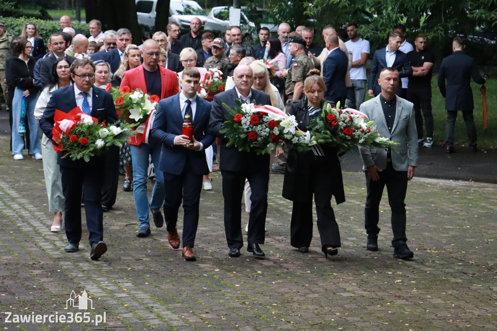 Fotorelacja Zawiercie: 81. rocznica wybuchu Powstania Warszawskiego