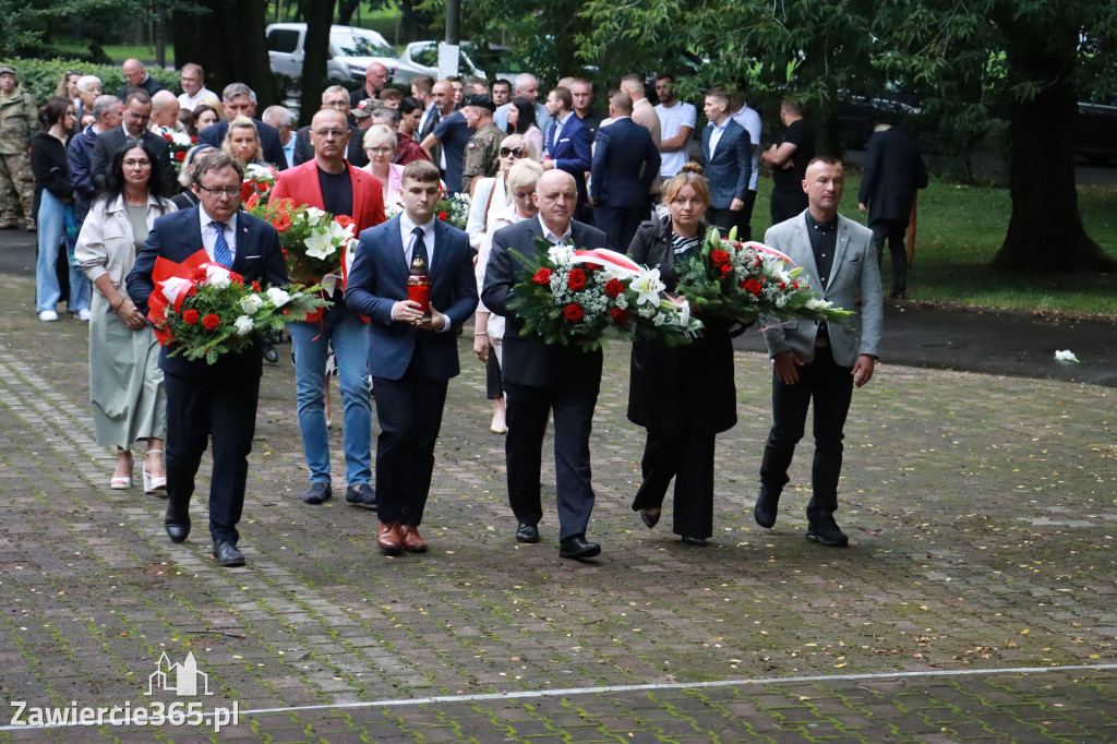 Fotorelacja Zawiercie: 81. rocznica wybuchu Powstania Warszawskiego