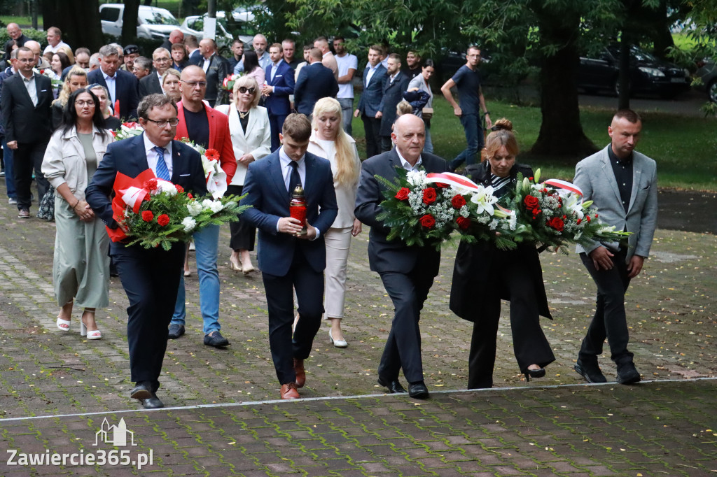 Fotorelacja Zawiercie: 81. rocznica wybuchu Powstania Warszawskiego