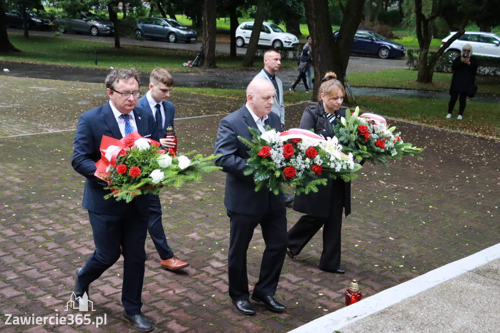 Fotorelacja Zawiercie: 81. rocznica wybuchu Powstania Warszawskiego