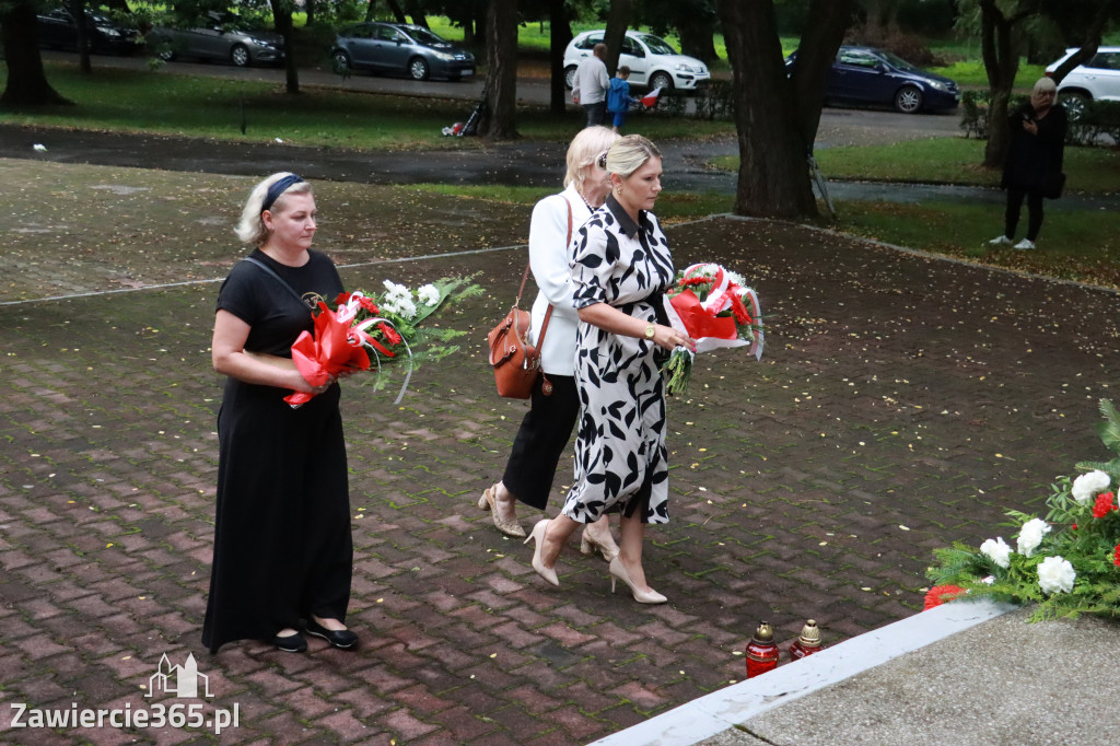 Fotorelacja Zawiercie: 81. rocznica wybuchu Powstania Warszawskiego