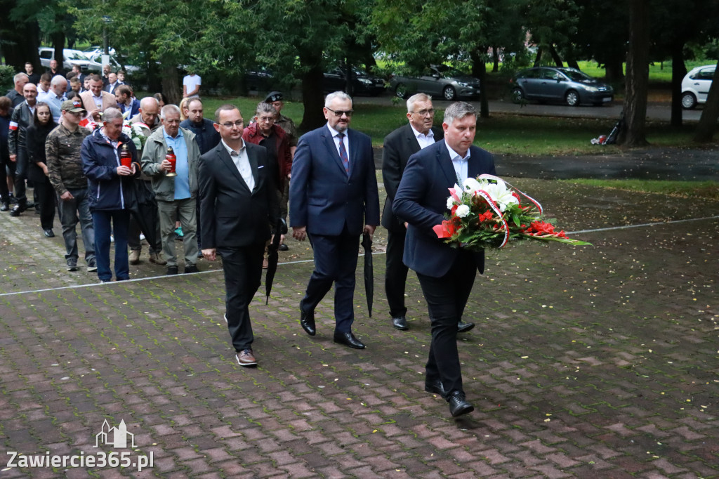 Fotorelacja Zawiercie: 81. rocznica wybuchu Powstania Warszawskiego