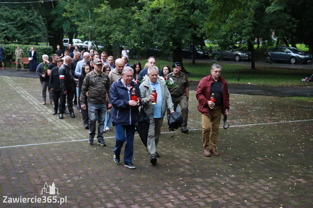 Fotorelacja Zawiercie: 81. rocznica wybuchu Powstania Warszawskiego