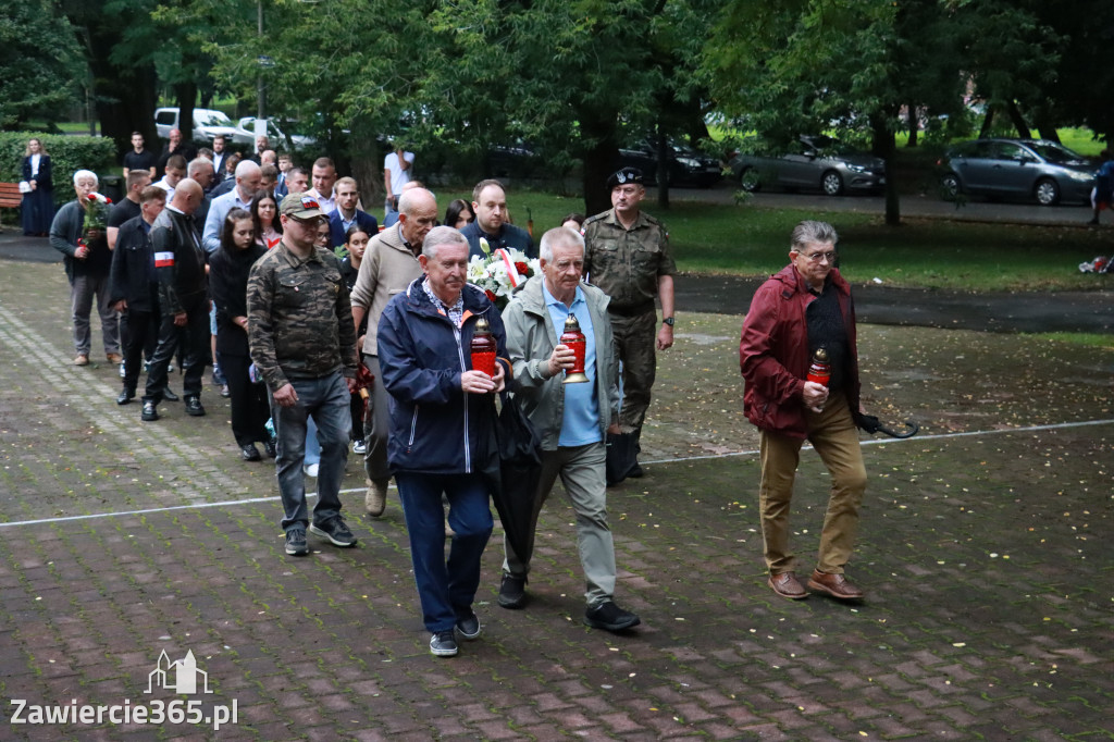 Fotorelacja Zawiercie: 81. rocznica wybuchu Powstania Warszawskiego