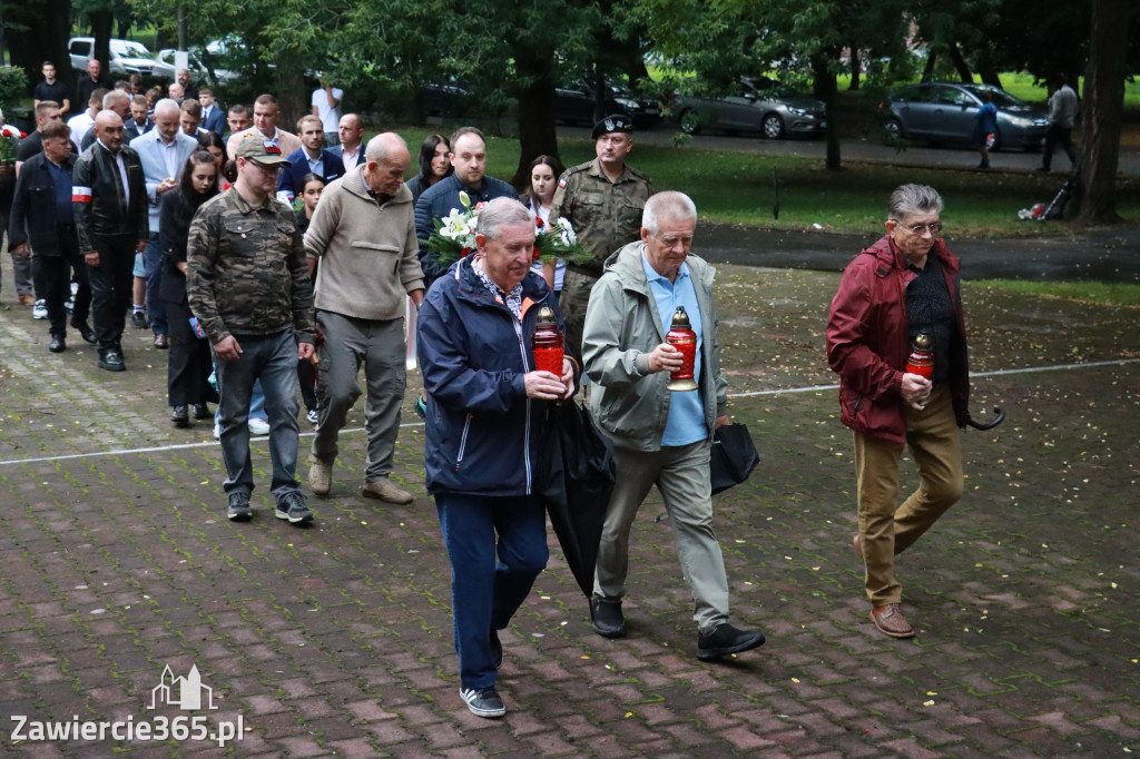 Fotorelacja Zawiercie: 81. rocznica wybuchu Powstania Warszawskiego