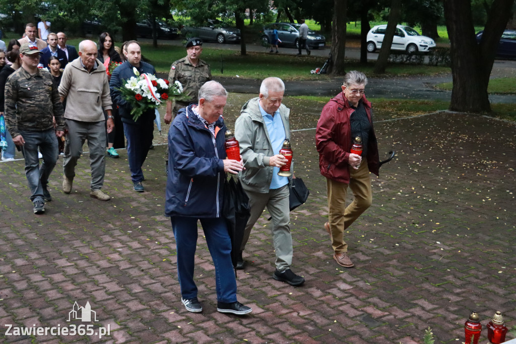 Fotorelacja Zawiercie: 81. rocznica wybuchu Powstania Warszawskiego