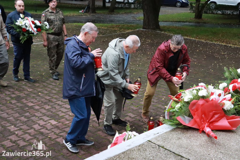 Fotorelacja Zawiercie: 81. rocznica wybuchu Powstania Warszawskiego