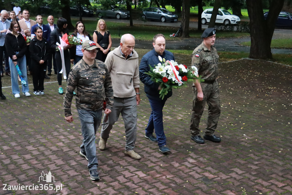 Fotorelacja Zawiercie: 81. rocznica wybuchu Powstania Warszawskiego