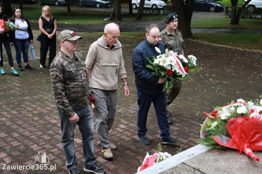 Fotorelacja Zawiercie: 81. rocznica wybuchu Powstania Warszawskiego