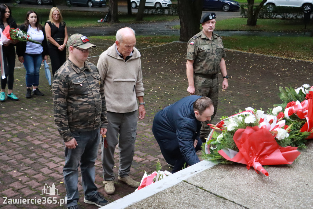 Fotorelacja Zawiercie: 81. rocznica wybuchu Powstania Warszawskiego