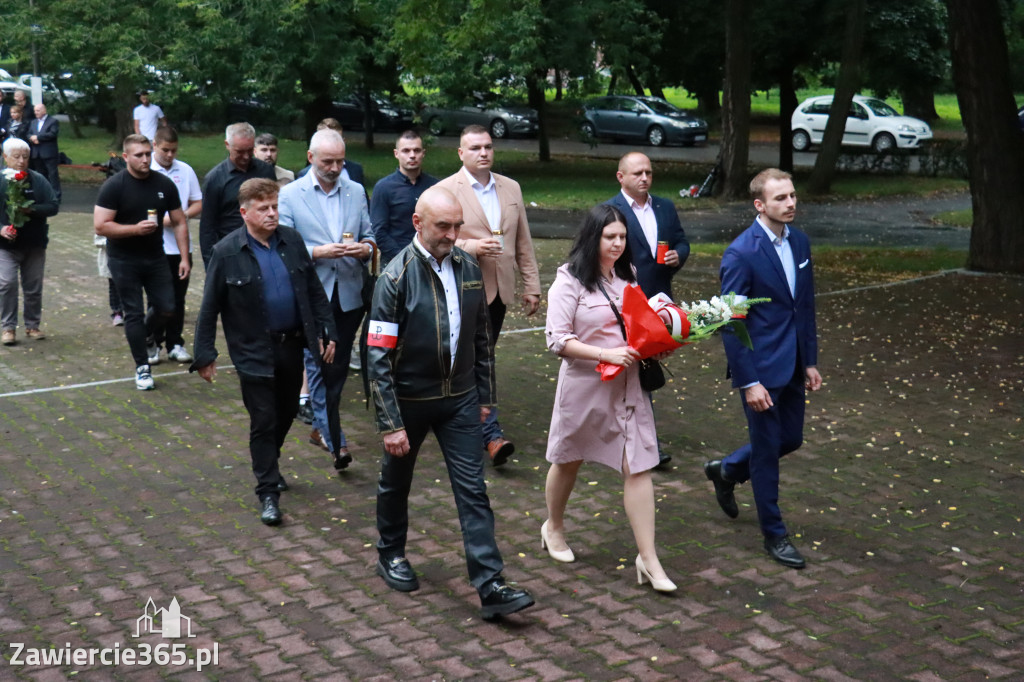 Fotorelacja Zawiercie: 81. rocznica wybuchu Powstania Warszawskiego