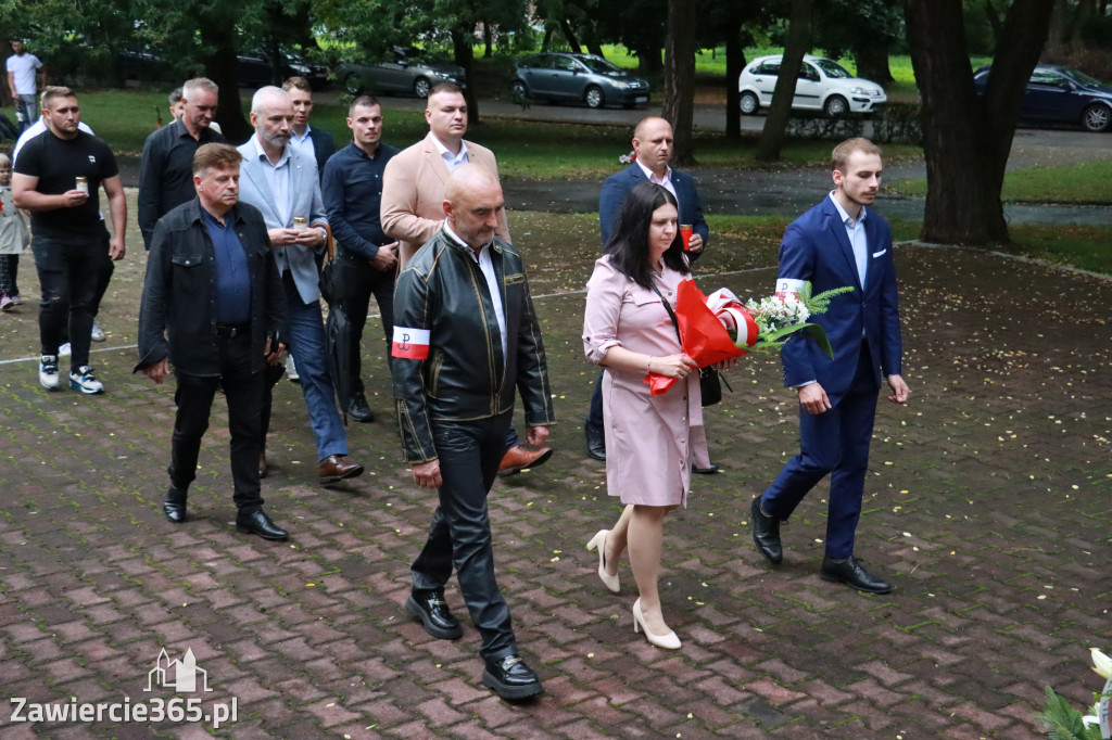 Fotorelacja Zawiercie: 81. rocznica wybuchu Powstania Warszawskiego