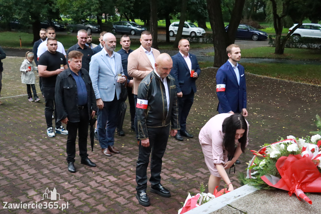 Fotorelacja Zawiercie: 81. rocznica wybuchu Powstania Warszawskiego
