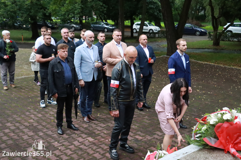 Fotorelacja Zawiercie: 81. rocznica wybuchu Powstania Warszawskiego