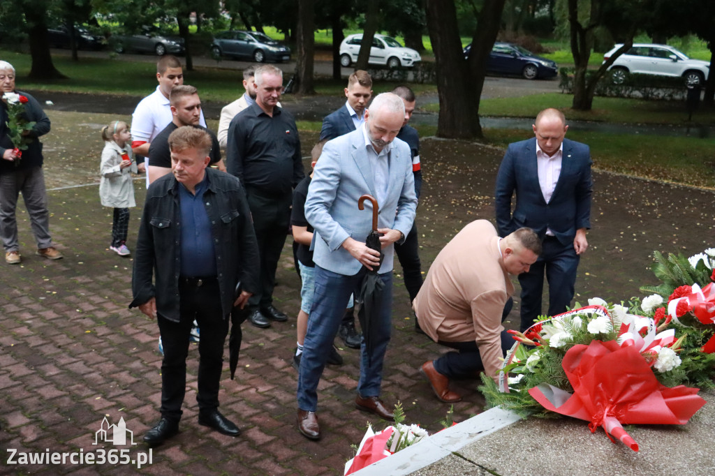 Fotorelacja Zawiercie: 81. rocznica wybuchu Powstania Warszawskiego