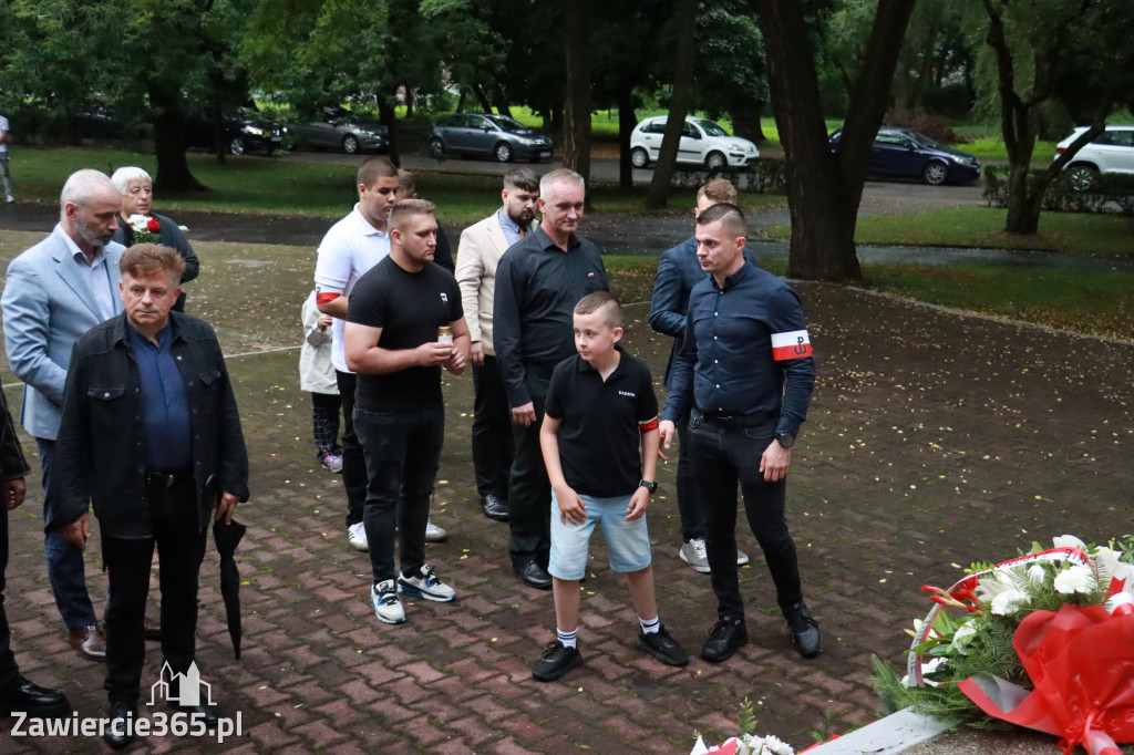 Fotorelacja Zawiercie: 81. rocznica wybuchu Powstania Warszawskiego