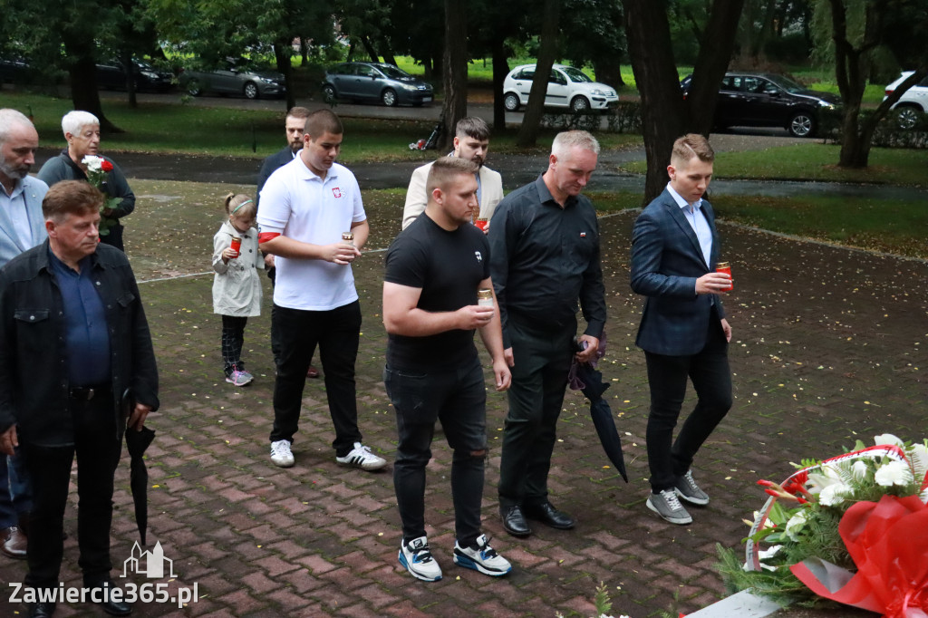 Fotorelacja Zawiercie: 81. rocznica wybuchu Powstania Warszawskiego