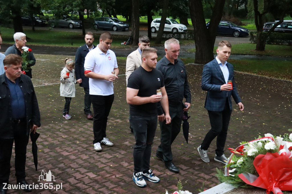 Fotorelacja Zawiercie: 81. rocznica wybuchu Powstania Warszawskiego