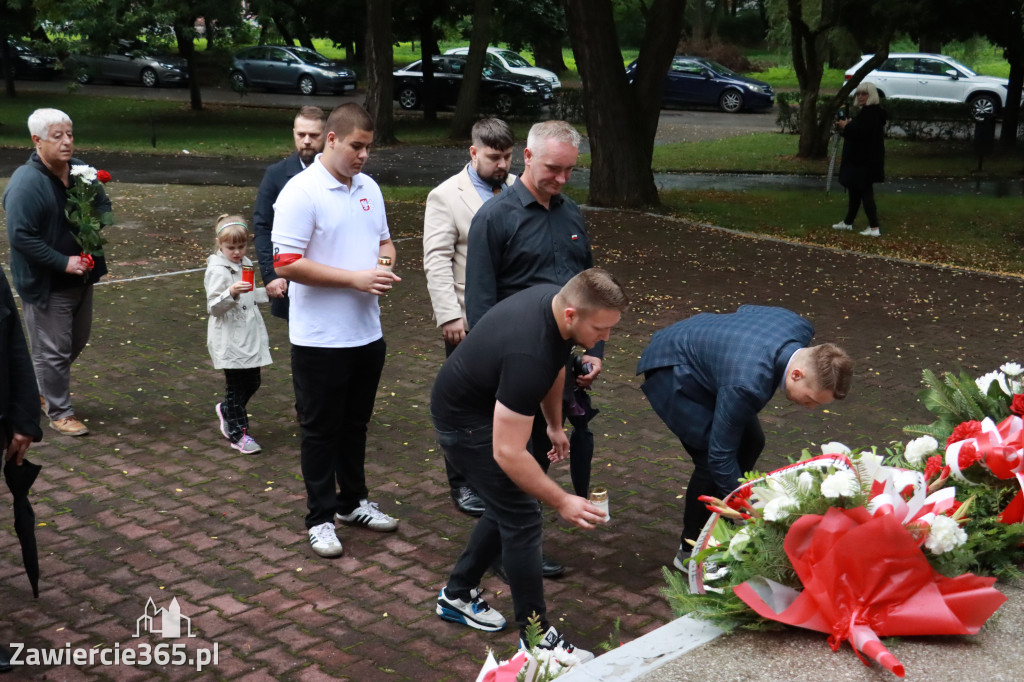 Fotorelacja Zawiercie: 81. rocznica wybuchu Powstania Warszawskiego