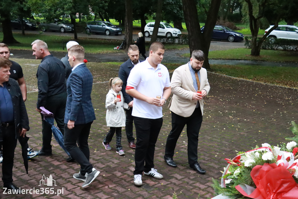 Fotorelacja Zawiercie: 81. rocznica wybuchu Powstania Warszawskiego