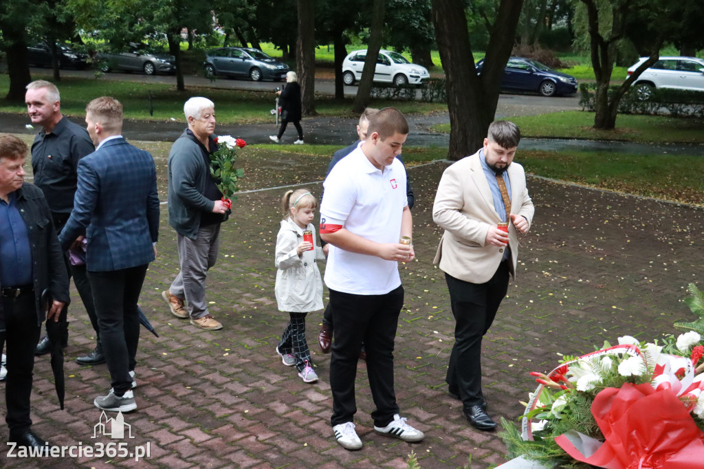 Fotorelacja Zawiercie: 81. rocznica wybuchu Powstania Warszawskiego