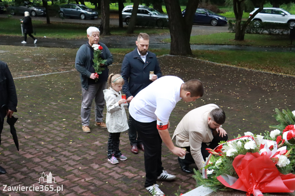 Fotorelacja Zawiercie: 81. rocznica wybuchu Powstania Warszawskiego