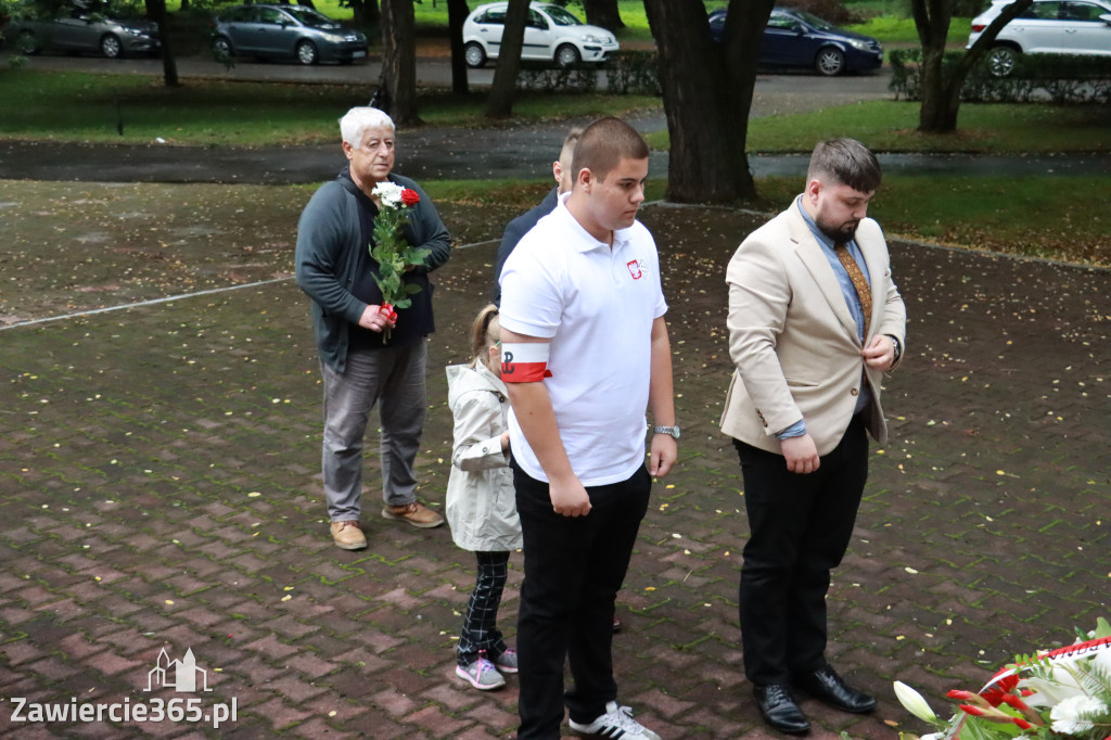 Fotorelacja Zawiercie: 81. rocznica wybuchu Powstania Warszawskiego