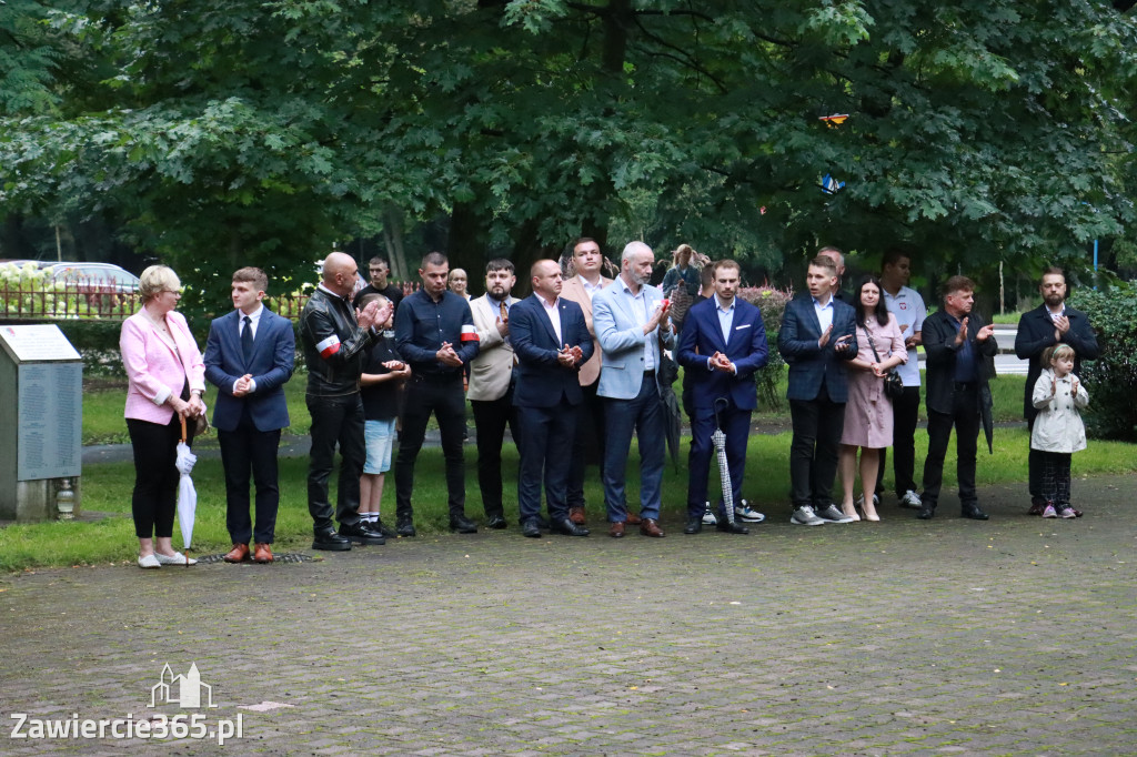 Fotorelacja Zawiercie: 81. rocznica wybuchu Powstania Warszawskiego