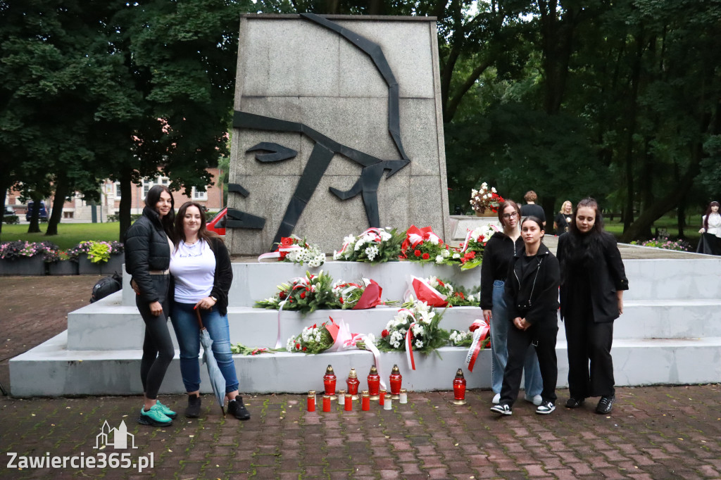 Fotorelacja Zawiercie: 81. rocznica wybuchu Powstania Warszawskiego