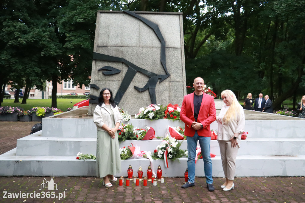 Fotorelacja Zawiercie: 81. rocznica wybuchu Powstania Warszawskiego