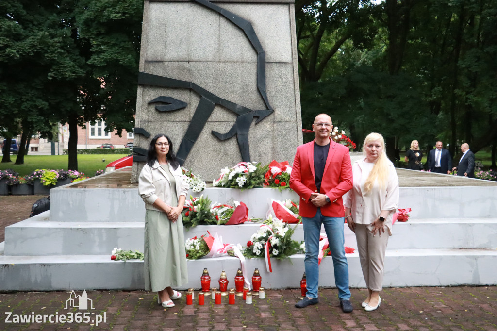 Fotorelacja Zawiercie: 81. rocznica wybuchu Powstania Warszawskiego
